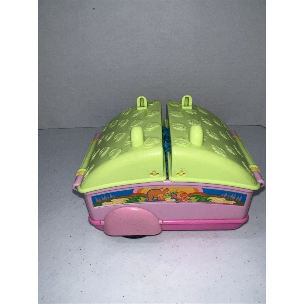 Little People Pop-up Camper Toy Pink Fisher Price 2007 Mattel Sound Works
